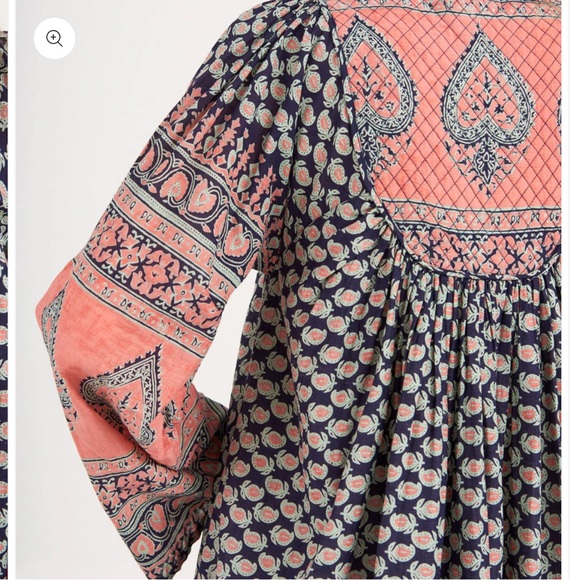 Antik Batik Madou Quilted Cotton-voile Midi Dress XS - Picture 14 of 16